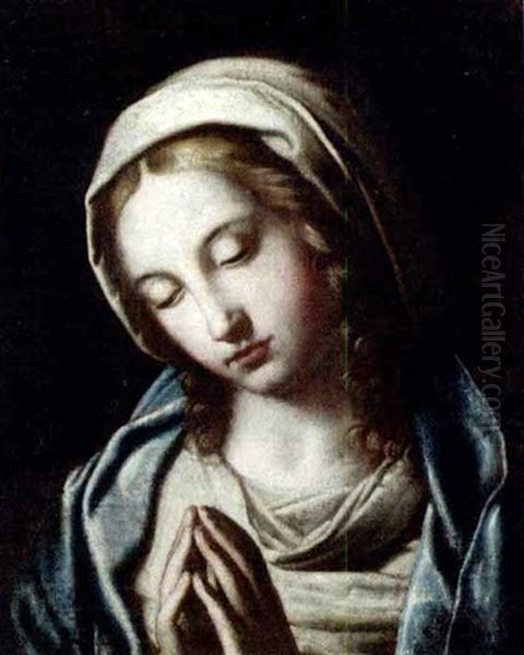 Madonna Im Gebet Oil Painting by Giovanni Battiata Salvi, Il Sassoferrato