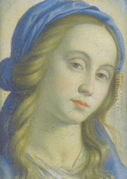 Madonna Oil Painting by Giovanni Battiata Salvi, Il Sassoferrato