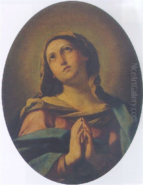 The Virgin At Prayer Oil Painting by Giovanni Battiata Salvi, Il Sassoferrato