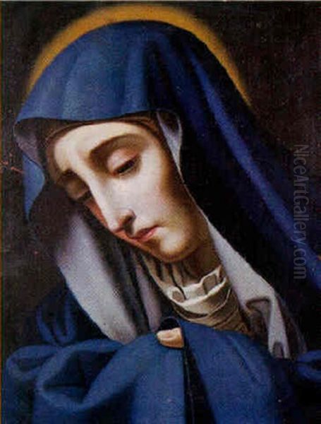 Vierge Oil Painting by Giovanni Battiata Salvi, Il Sassoferrato