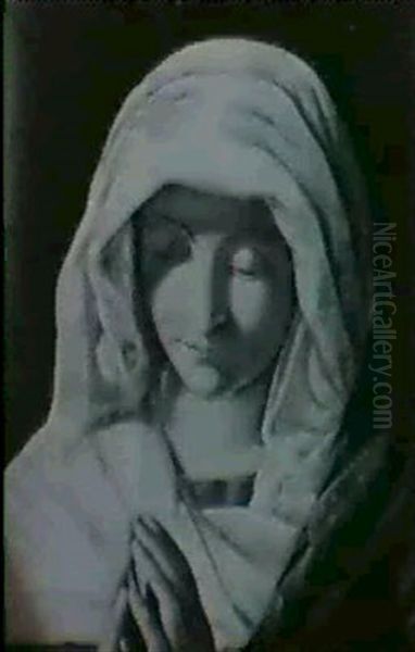 Betende Madonna Oil Painting by Giovanni Battiata Salvi, Il Sassoferrato