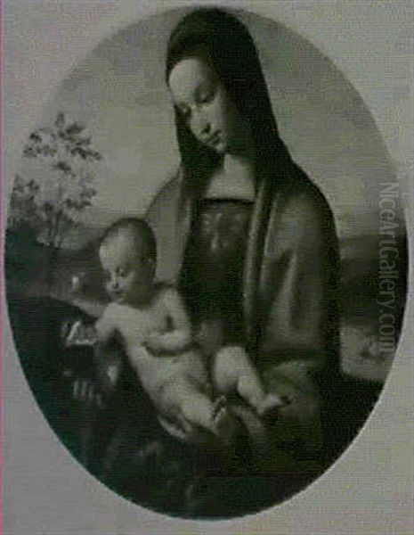 The Constabile Madonna Oil Painting by Giovanni Battiata Salvi, Il Sassoferrato