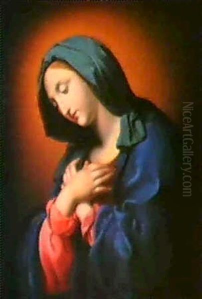Madonna Oil Painting by Giovanni Battiata Salvi, Il Sassoferrato