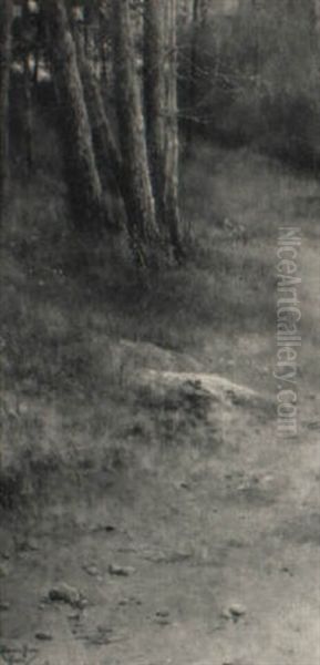 Paisaje De Alcal  De Guadaira Oil Painting by Emilio Sanchez-Perrier