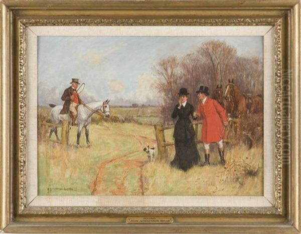 Found Oil Painting by John Sanderson-Wells