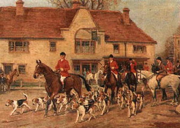 Moving Off Oil Painting by John Sanderson-Wells