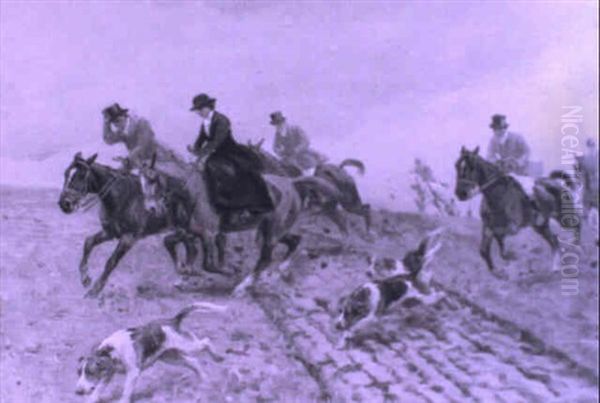 A Southerly Wind And A Cloudy Sky Oil Painting by John Sanderson-Wells