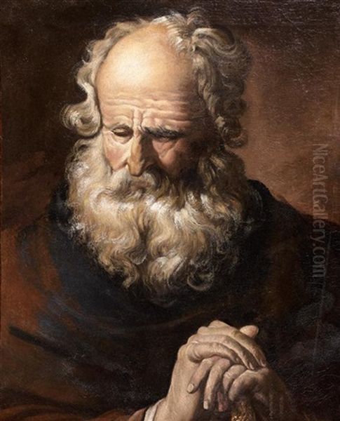 Portrait (saint Paul?) Oil Painting by Joachim von, I Sandrart