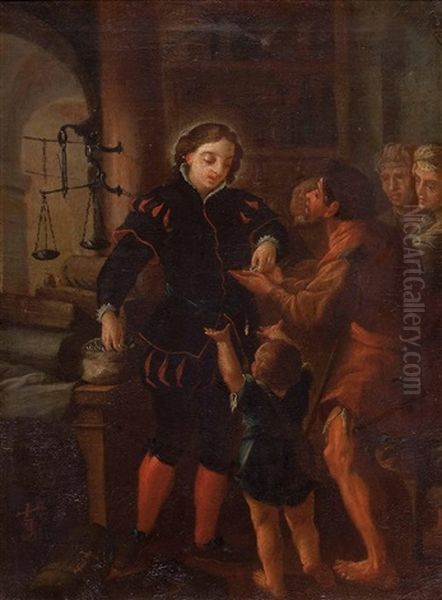 Der Spendable Edelmann Oil Painting by Joachim von, I Sandrart