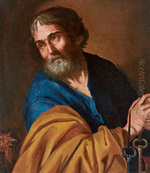 Der Apostel Petrus Oil Painting by Joachim von, I Sandrart