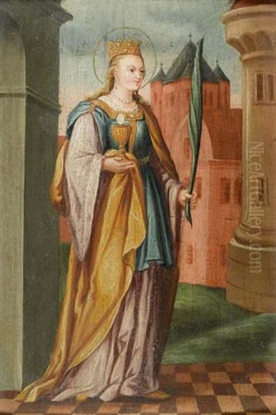 Heilige Agathe Oil Painting by Joachim von, I Sandrart