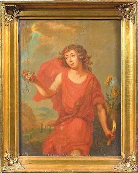 Allegorie Des Tages Oil Painting by Joachim von, I Sandrart