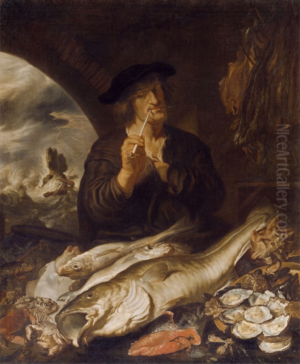 March Oil Painting by Joachim von, I Sandrart