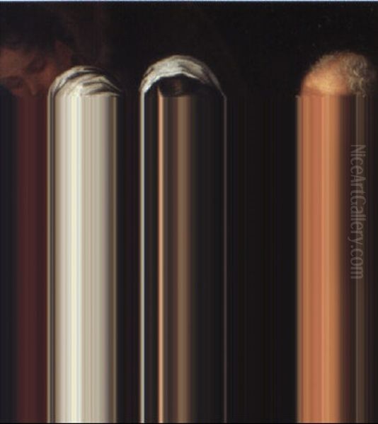 Heliga Familjen Oil Painting by Joachim von, I Sandrart