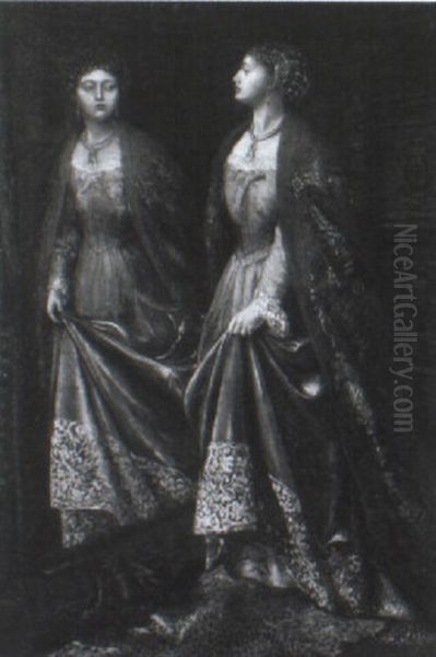 The Looking Glass Oil Painting by Emma Sandys