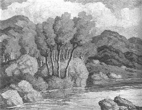 Autumn Glory: Rocky Mountain National Park, Colorado Oil Painting by Birger Sandzen