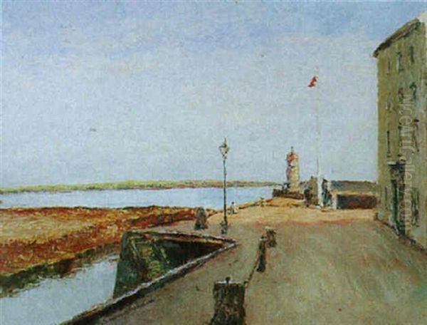 Castletown, Isle Of Man Oil Painting by Piero Sansalvadore