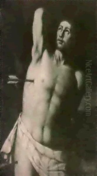 The Martyrdom Of Saint Sebast-ian Oil Painting by Fabrizio Santafede