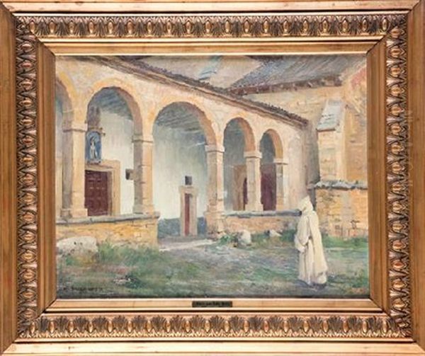 El Claustro Oil Painting by Marceliano Santamaria