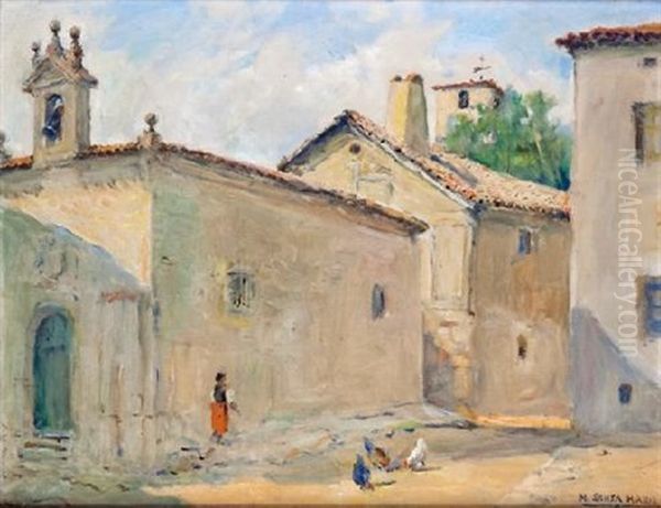 Paisaje Rural Oil Painting by Marceliano Santamaria