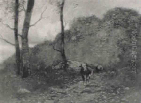 Afternoon Shade Oil Painting by Daniel Francois Santry