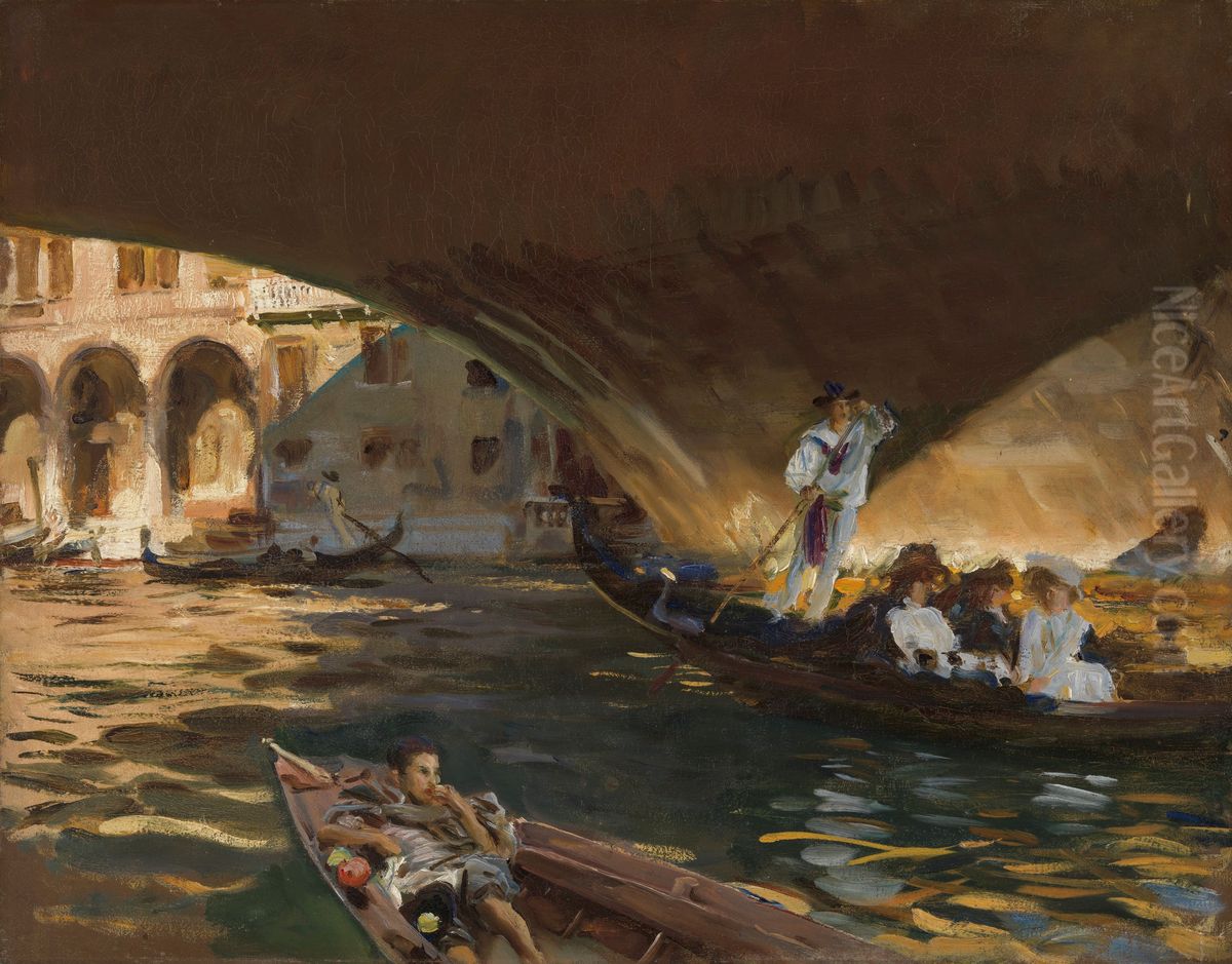 The Rialto Oil Painting by John Singer Sargent