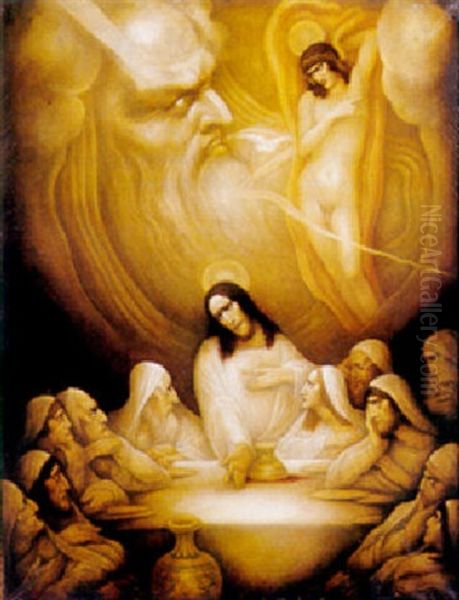 Levitation Universelle Oil Painting by Leonard Sarluis