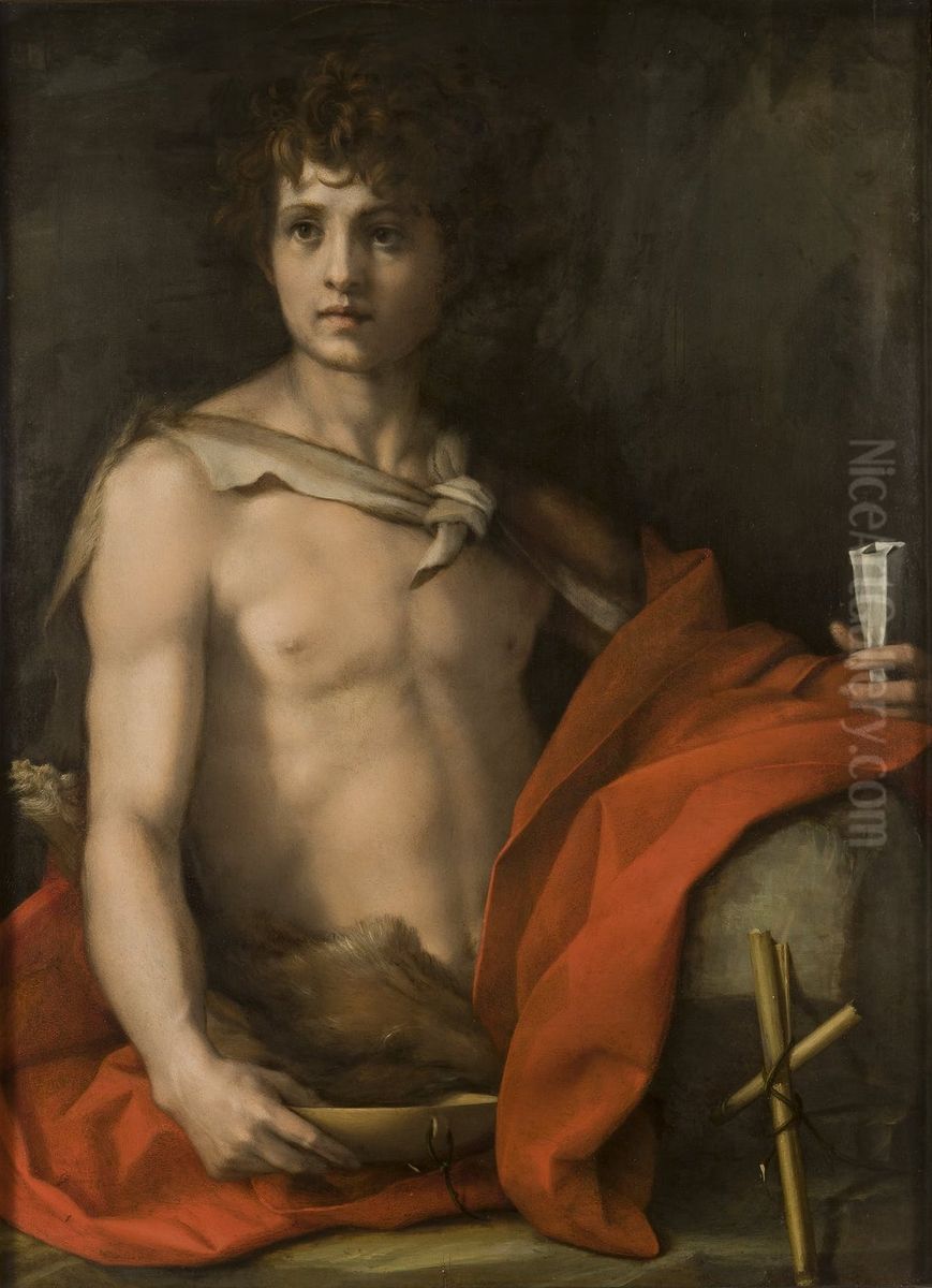 San Giovanni Battista Oil Painting by Andrea Del Sarto