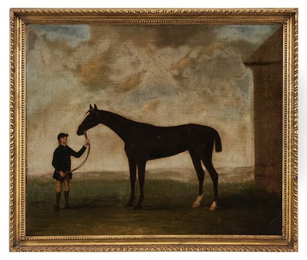 Magna Attended By A Groomsman Oil Painting by Francis Sartorius