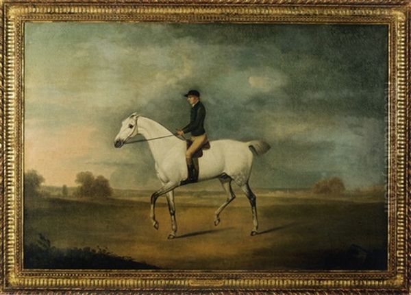 Portrait Of Well-bred And Wicked At Newmarket Oil Painting by Francis Sartorius