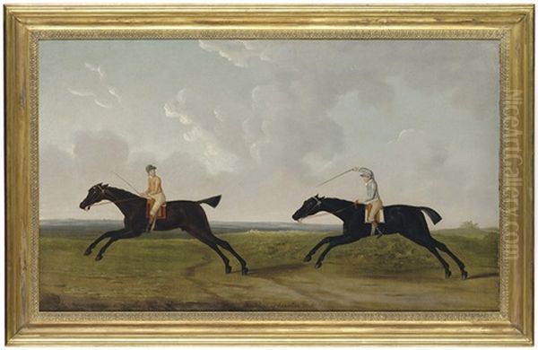 Shark Beating Leviathan Oil Painting by Francis Sartorius