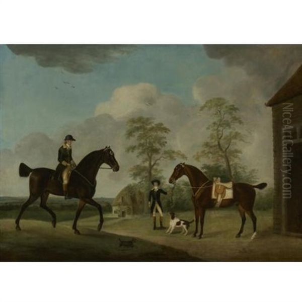 A Master Of The Hounds, Said To Be From The Bowes Family Oil Painting by Francis Sartorius