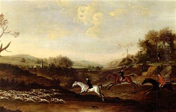 Full Cry Oil Painting by Francis Sartorius