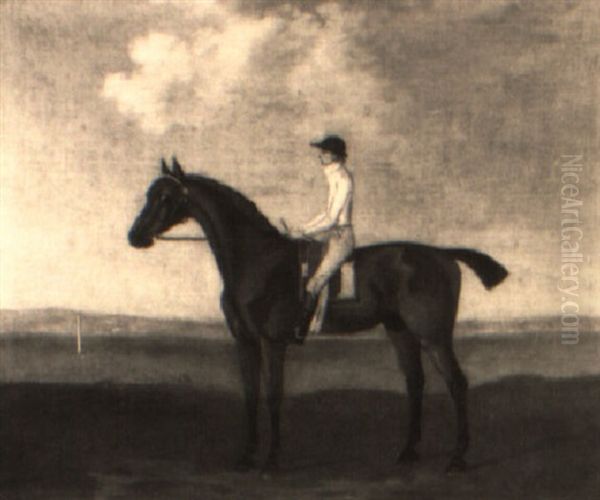 'ancaster', A Bay Racehorse With James Hawkins Up Oil Painting by Francis Sartorius