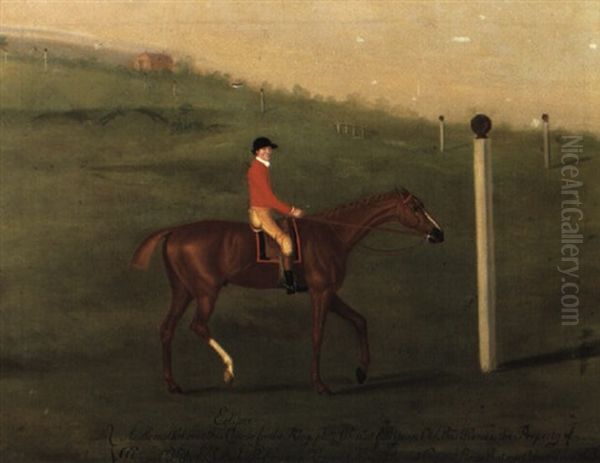 'eclipse' With Jockey Up Walking The Course For The King's Plate 1776 Oil Painting by Francis Sartorius
