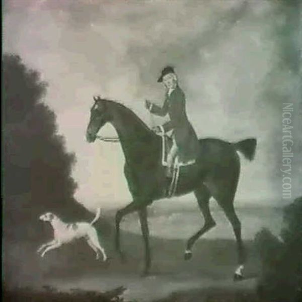 A Gentleman Out Hunting Oil Painting by Francis Sartorius