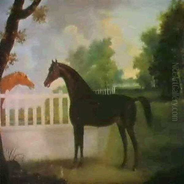 Lord Grosvenor's Racer At Highflyer Hall, Ely Oil Painting by Francis Sartorius