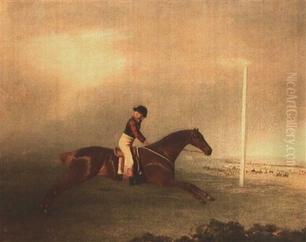 A Young Jockey Oil Painting by Francis Sartorius