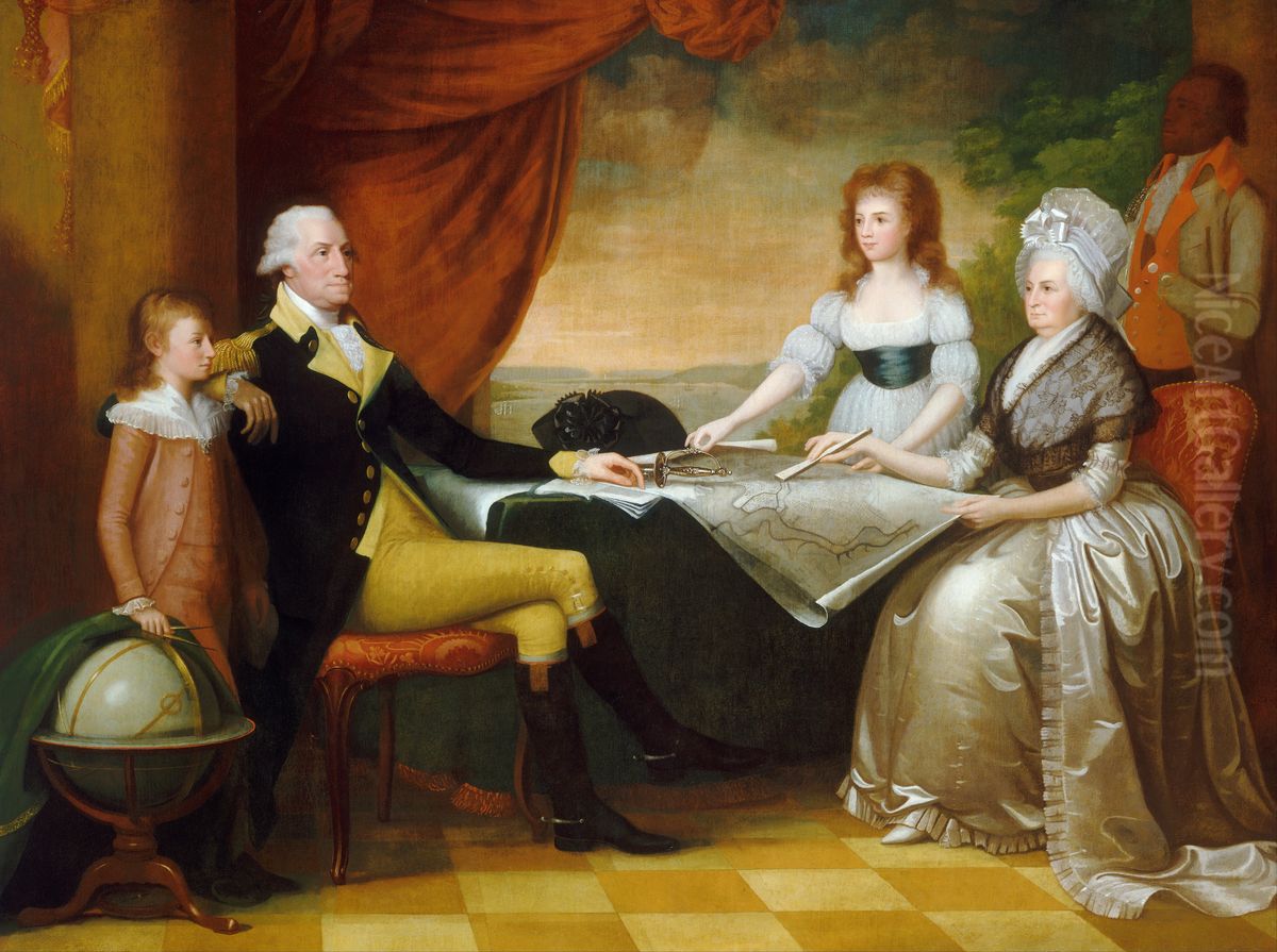 The Washington Family Oil Painting by Edward Savage