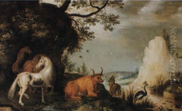The Terrestrial Paradise Oil Painting by Hans Savery the Younger