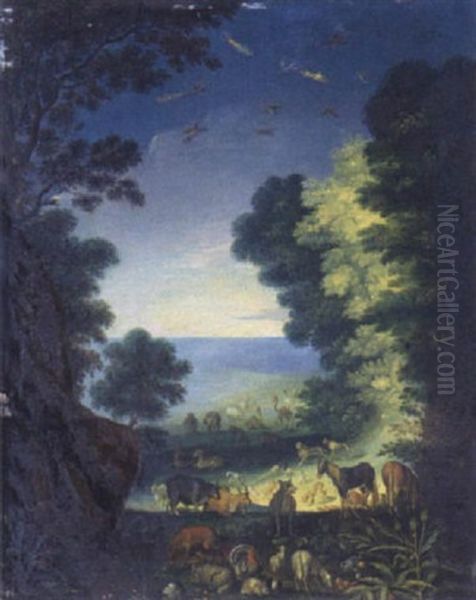 Le Jardin D'eden Oil Painting by Roelandt Savery