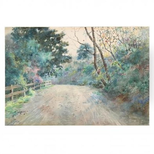 Cove Spring, Frankfort, Kentucky Oil Painting by Paul Sawyier