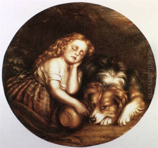 Asleep And Awake Oil Painting by Reuben Sayers