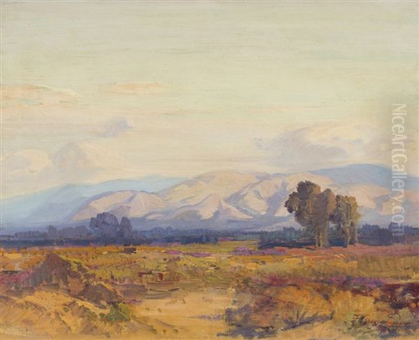 Sunlit Range Oil Painting by Fred Grayson Sayre