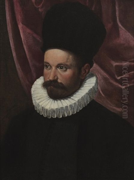 Paesaggio Con Piramidi Oil Painting by Ippolito Scarsella (see Scarsellino)