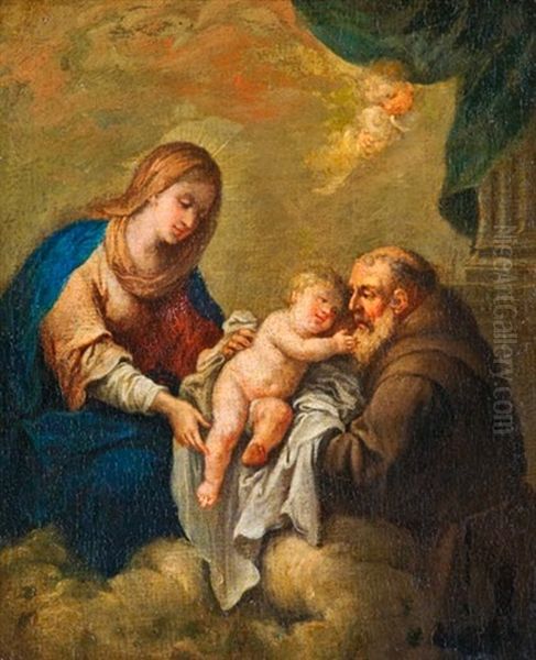 Szerzetes Latomasa Oil Painting by Ippolito Scarsella (see Scarsellino)