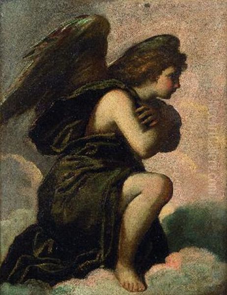 Angelo Oil Painting by Ippolito Scarsella (see Scarsellino)