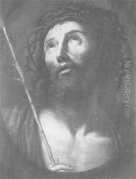 Christ Crowned With Thorns Oil Painting by Ippolito Scarsella (see Scarsellino)
