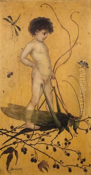 Allegorie De L'automne Oil Painting by Sophie Schaeppi