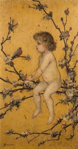 Allegorie De L'ete Oil Painting by Sophie Schaeppi